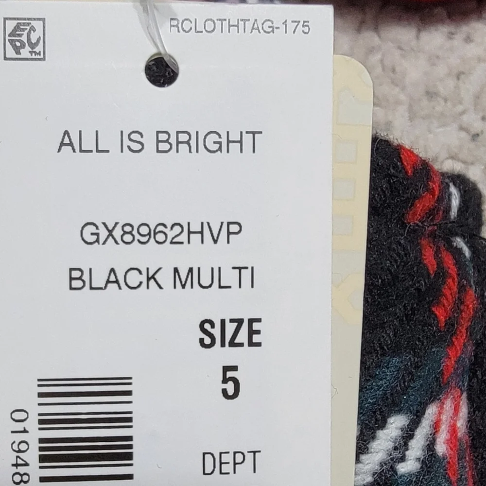 GB Girls All Is‎ Bright Red Black Plaid Tweed Dress Kid Size 5. This long sleeve